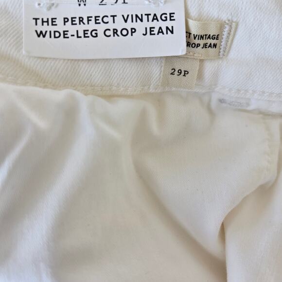 Madewell The Petite Perfect Vintage Wide-Leg Crop Jean Size 29P NWT - Picture 6 of 12